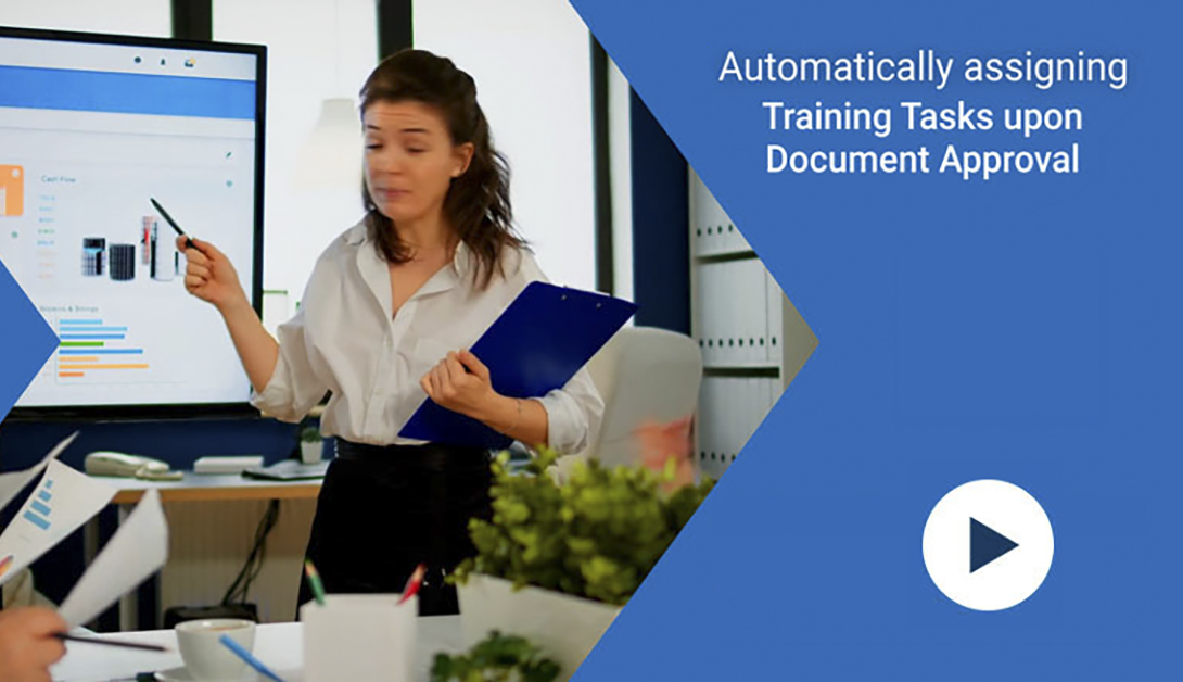 Training Management-I: Automatically Assigning Training Tasks upon Document Approval
