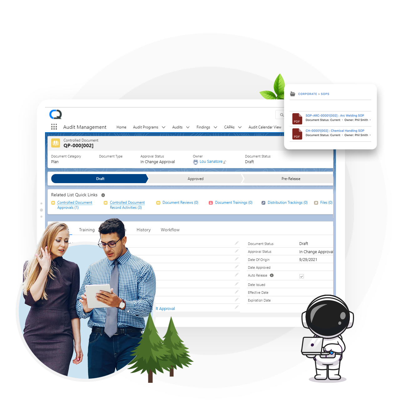 Dokumentenlenkungssystem-Dashboard