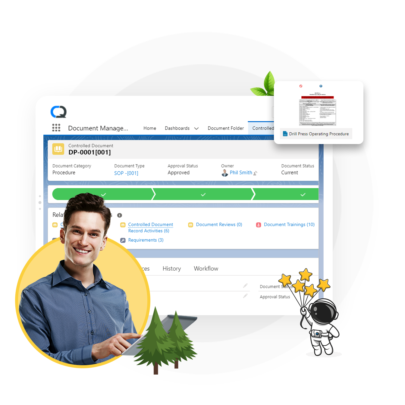 quality management dashboard