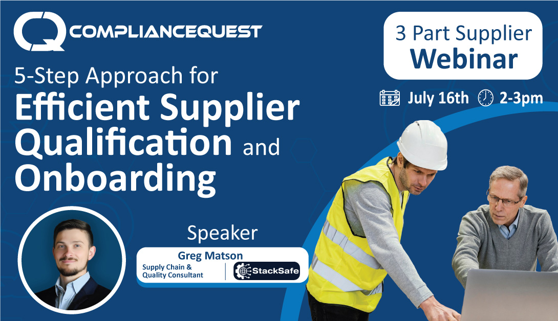 Part 1: 5-Step Approach for Efficient Supplier Qualification and Onboarding