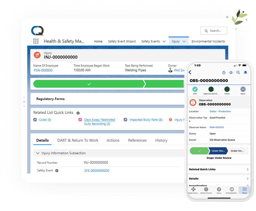 EHS Software Dashboard