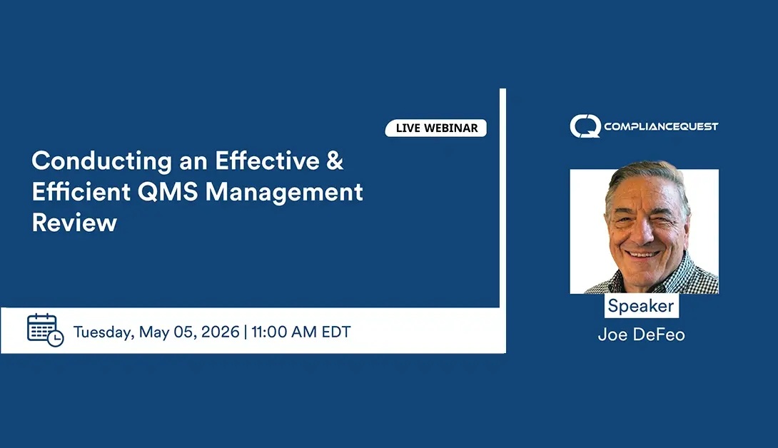 Conducting an Effective QMS Management Review