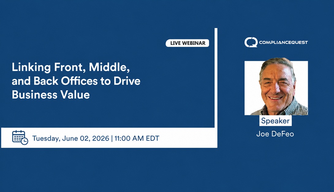 Linking Front, Middle, and Back Offices to Drive Business Value