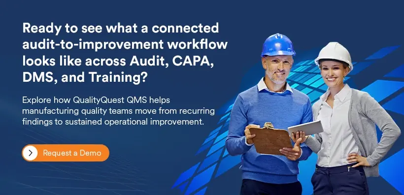 Continuous improvement and recurring audit findings