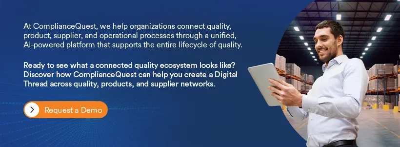Digital quality across products and suppliers