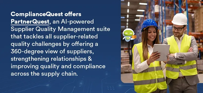 Partnerquest AI Powered Supplier Quality Management