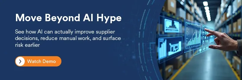 AI supplier management what works