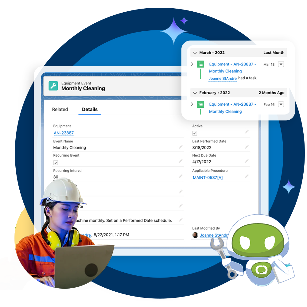 Equipment Maintenance Software Dashboard