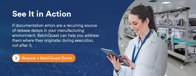 Reduce medical device documentation errors